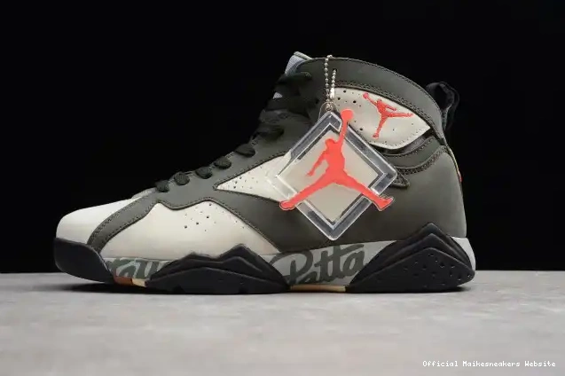 Official Maikesneakers x Air Patta Jordan 7 AT3375-100 Icicle 0503